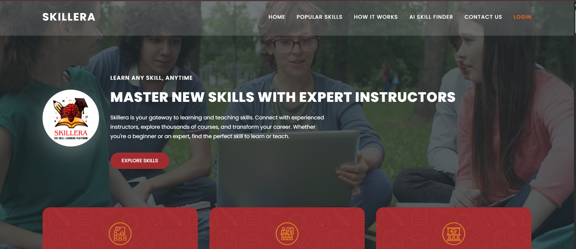 Skillera Online Skill Learning Platform screenshot by Anwarsha N S