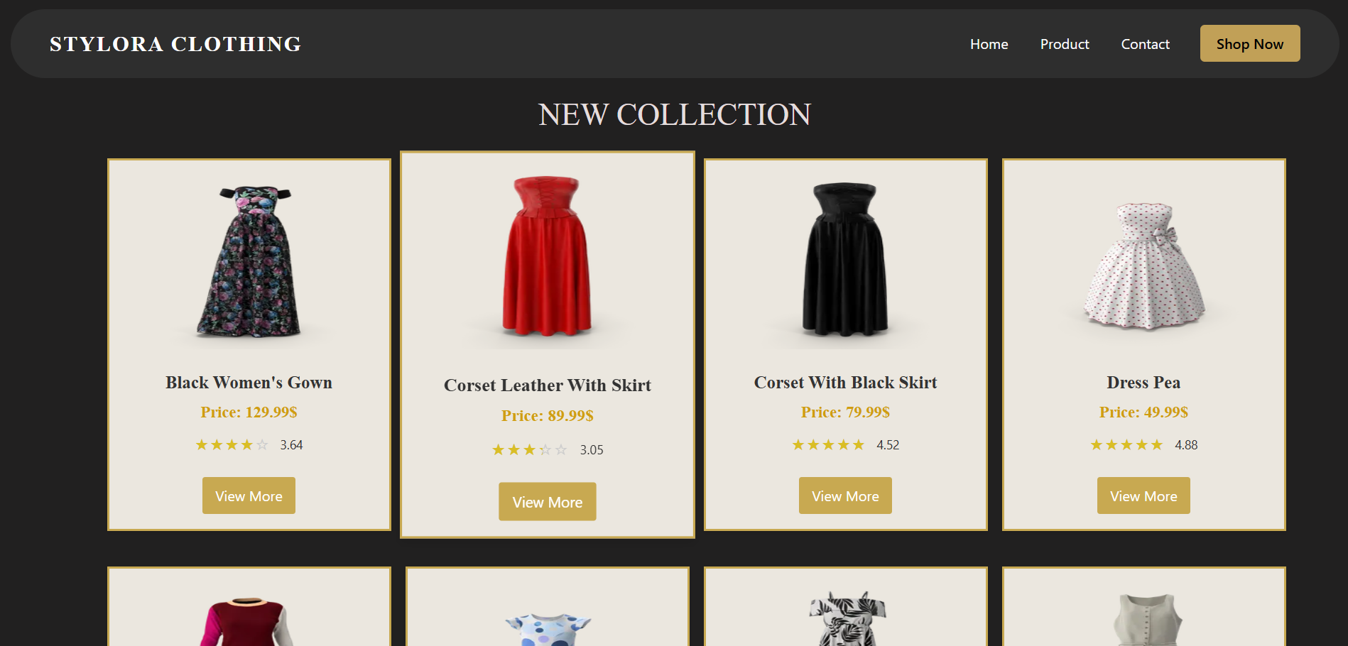 Stylora Clothing luxury fashion store screenshot 2 by Anwarsha N S